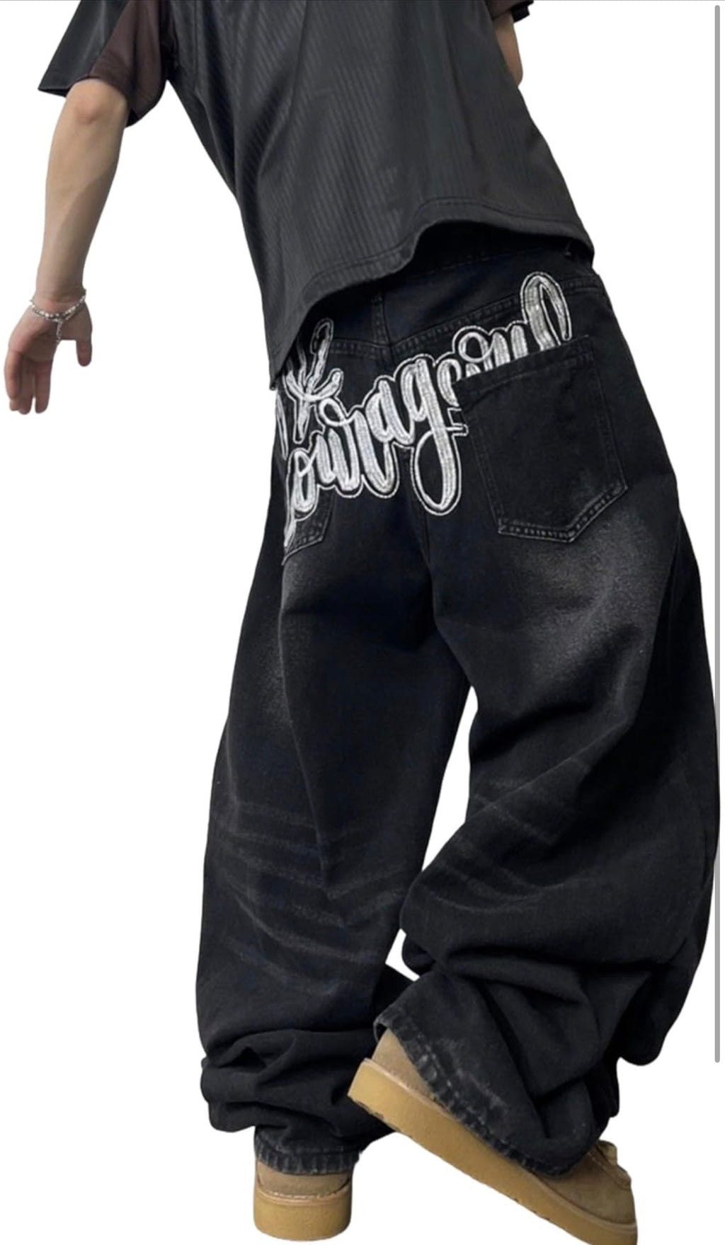 Baggy Graphic Jeans