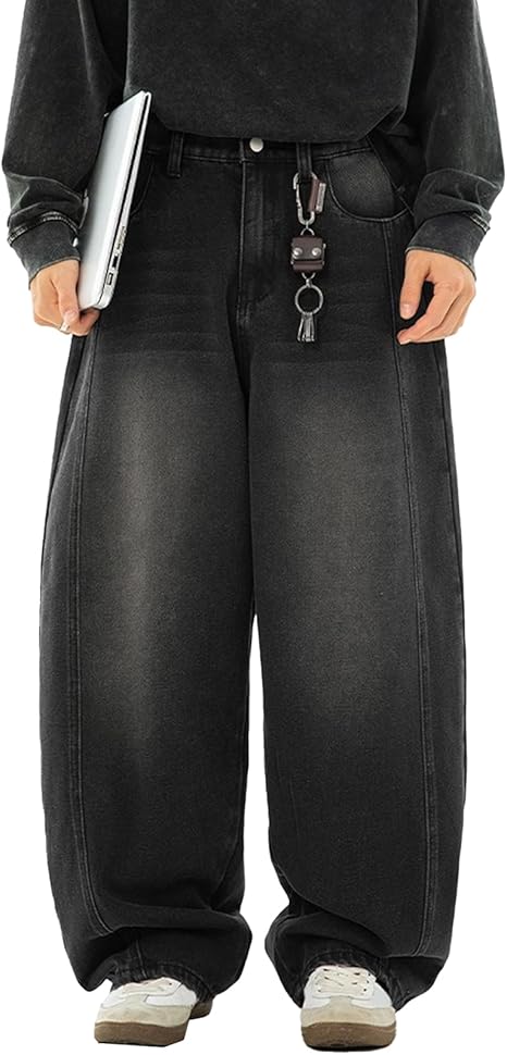 Baggy Black Fade Jeans