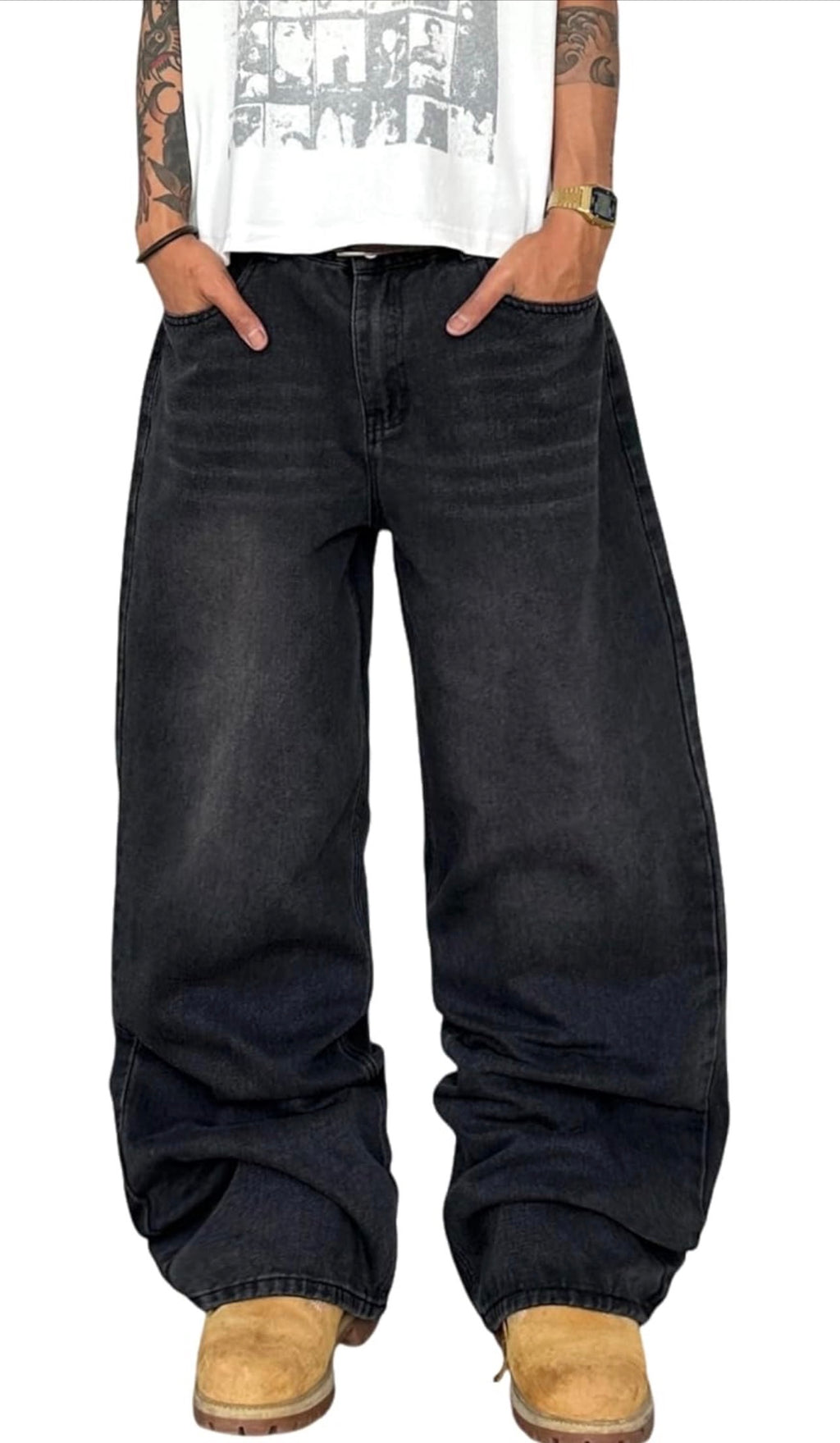 Baggy Black Jeans