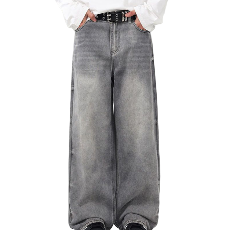 Gray Baggy Jeans